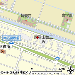 鍵屋の緊急隊・岡山浦安南町店周辺の地図