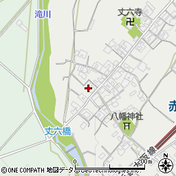 三重県名張市赤目町丈六610周辺の地図