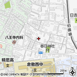 岡山県倉敷市日吉町255周辺の地図