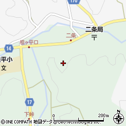 島根県益田市桂平町87周辺の地図