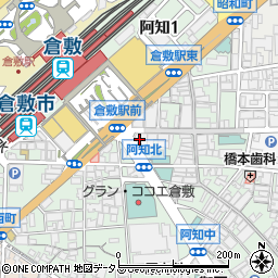 中国銀行倉敷駅前支店周辺の地図