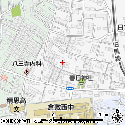 岡山県倉敷市日吉町254周辺の地図