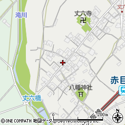 三重県名張市赤目町丈六596周辺の地図