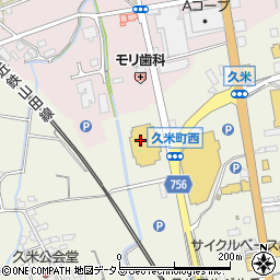 ＭＧＭ松阪店周辺の地図