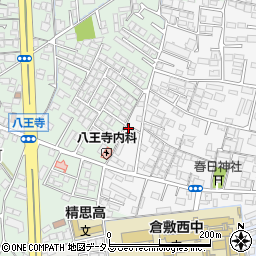 岡山県倉敷市日吉町247周辺の地図