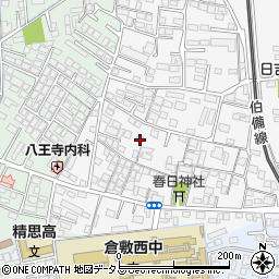 岡山県倉敷市日吉町254-1周辺の地図
