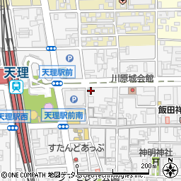 奈良県農業協同組合　天理支店周辺の地図
