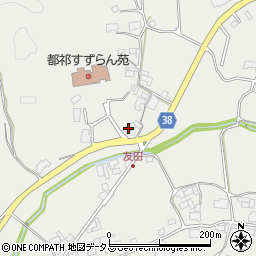 奈良県奈良市都祁友田町1450周辺の地図