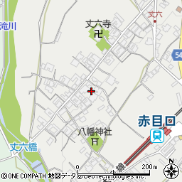 三重県名張市赤目町丈六348周辺の地図