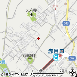 三重県名張市赤目町丈六368周辺の地図