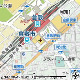 くいもの屋 わん 倉敷駅前店周辺の地図