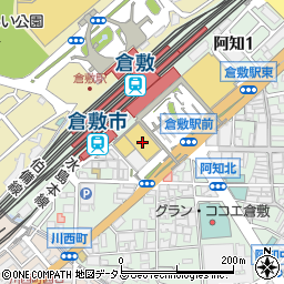 みずほ銀行倉敷支店周辺の地図