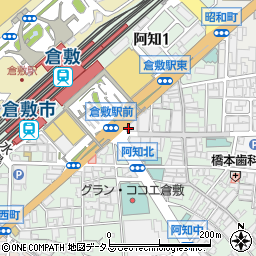 毎日個別塾５‐Ｄａｙｓ　倉敷駅前校周辺の地図