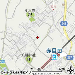 三重県名張市赤目町丈六269周辺の地図