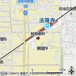 船田歯科医院周辺の地図