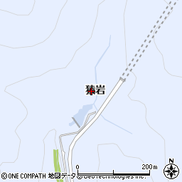 愛知県田原市和地町猿岩周辺の地図