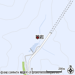 愛知県田原市和地町（猿岩）周辺の地図
