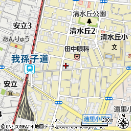 紀陽銀行住吉支店周辺の地図
