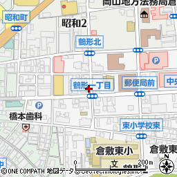 株式会社中原三法堂　倉敷店周辺の地図