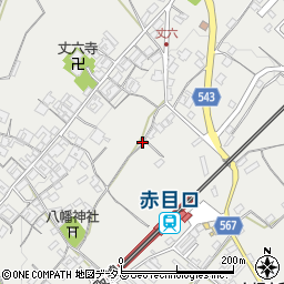三重県名張市赤目町丈六365周辺の地図