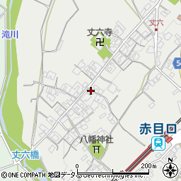 三重県名張市赤目町丈六354周辺の地図