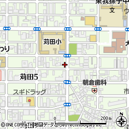 住吉苅田郵便局 ＡＴＭ周辺の地図