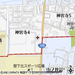 ヤマト運輸八尾神宮寺宅急便センター周辺の地図