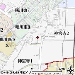 〒581-0885 大阪府八尾市神宮寺の地図