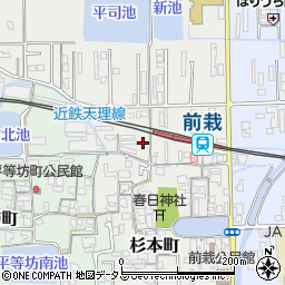 西口倉庫周辺の地図