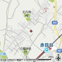 三重県名張市赤目町丈六359周辺の地図
