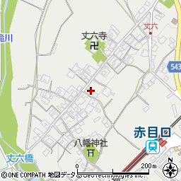 三重県名張市赤目町丈六356周辺の地図