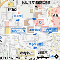 ゆうちょ銀行倉敷店周辺の地図