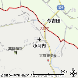 広島県広島市安佐北区安佐町小河内6859周辺の地図