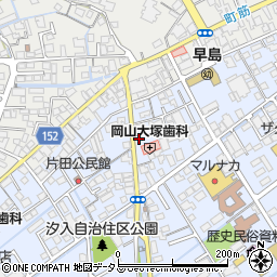 岡山大塚歯科医院周辺の地図