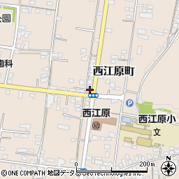 岡山県井原市西江原町周辺の地図