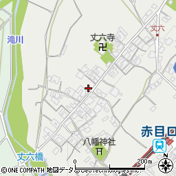 三重県名張市赤目町丈六588周辺の地図