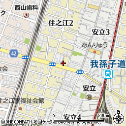 南大阪土地建物株式会社周辺の地図