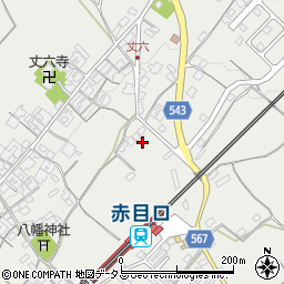 三重県名張市赤目町丈六267周辺の地図