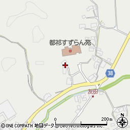 奈良県奈良市都祁友田町1422周辺の地図