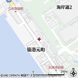 日本通運株式会社　岡南事業所周辺の地図