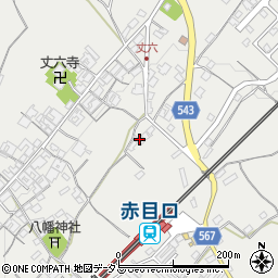 三重県名張市赤目町丈六268周辺の地図