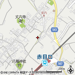 三重県名張市赤目町丈六380周辺の地図