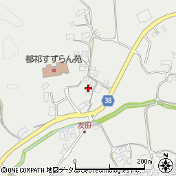 奈良県奈良市都祁友田町1459周辺の地図
