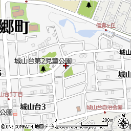 奈良県生駒郡三郷町城山台周辺の地図