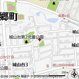 奈良県三郷町（生駒郡）城山台周辺の地図