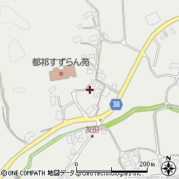 奈良県奈良市都祁友田町1468周辺の地図