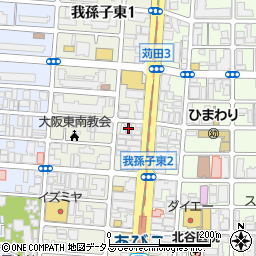世界基督教統一神霊協会大阪同胞教会周辺の地図