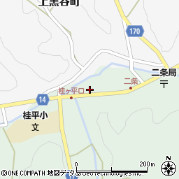 島根県益田市桂平町105周辺の地図