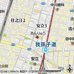 大阪府大阪市住之江区安立周辺の地図