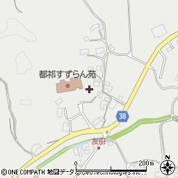 奈良県奈良市都祁友田町1477周辺の地図